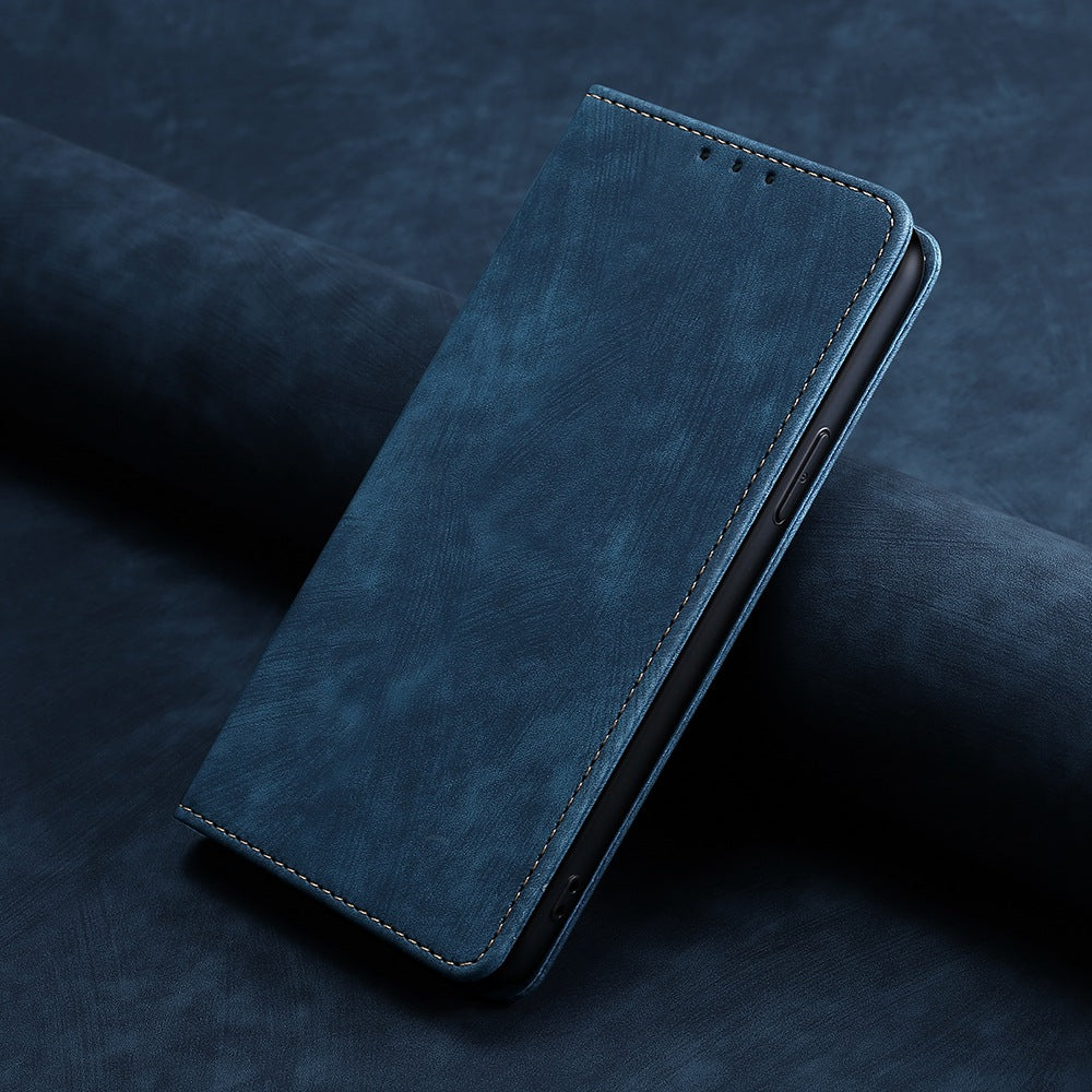 Phone Case for Oppo A2x 5G / A2m 5G Shell PU Leather RFID Blocking Card Holder Cover - Blue Phone Case for Oppo A2x 5G / A2m 5G Shell PU Leather RFID Blocking Card Holder Cover - Blue